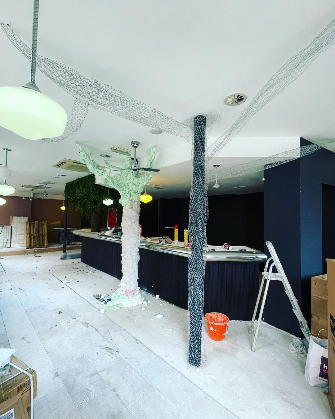 Commercial renovation in progress